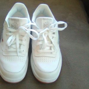 White Reebok's